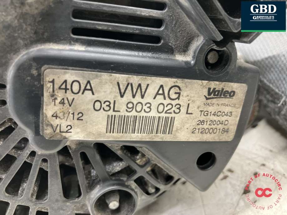 VW Golf VII, 2012-2017 (Fase 1) (04L 903 024 S|03L 903 023 K)