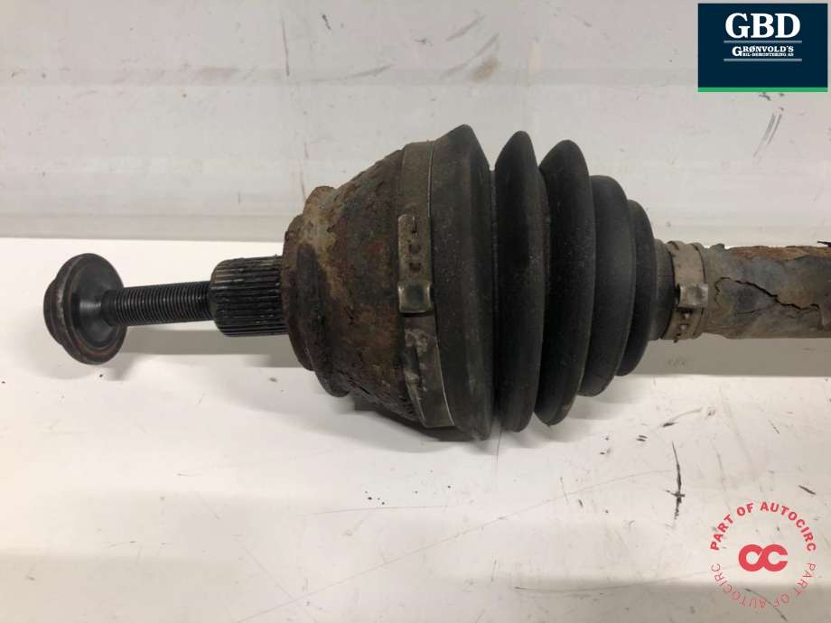 Drivaksel venstre foran, diesel/automat til Audi A6, Allroad 2006-2008 (Type II, Fase 1) (C6) (C6) (4F0 407 271 J|4F0 407 451  X|)