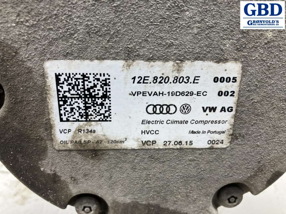 Audi A3, 2016-2020 (Type III, Fase 2) (5QE 816 803 L|12E 820 803 E)