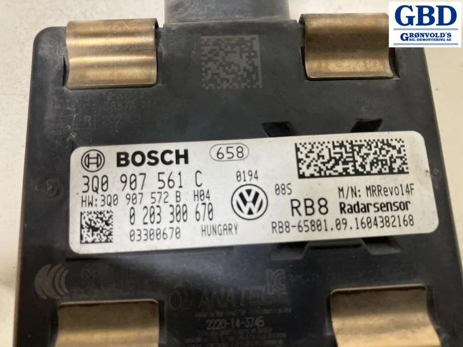 VW Passat, 2015-2019 (B8, Fase 1) (3Q0 907 561 E|3Q0907561C|0203300678| 3Q0907572B)