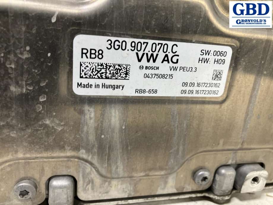 VW Passat, 2015-2019 (B8, Fase 1) (3G0 907 070 G|3G0907070C|0437508215)