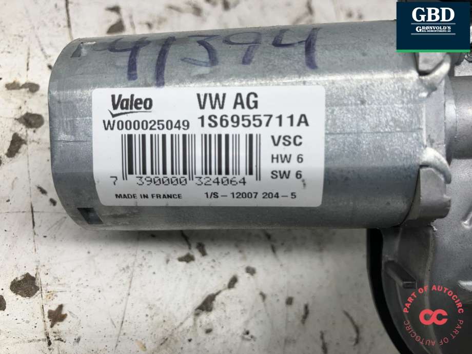 Viskermotor bakrute til VW Up 2012-2019 (5G0 955 711 D|1S6 955 711 C|1S6 955 711 A)