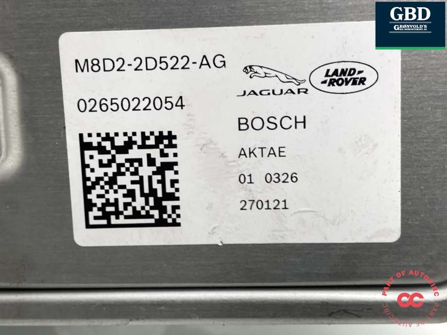 ABS sentral til Land Rover Range Rover, Evoque 2019-->> (Type II)  (LR176850|M8D22C353AN|LR155105| M8D22C353AG | M8D2-2D522-AG)