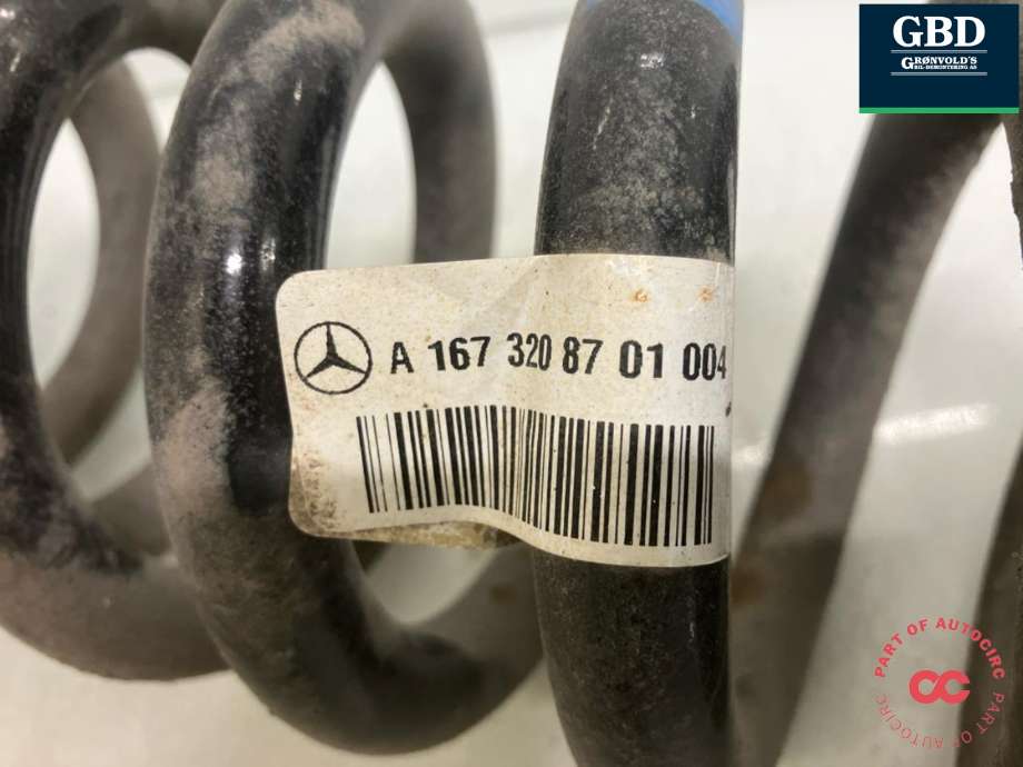 Fjær bak spiralfjær til Mercedes GLE 2019-->> (W167) (W167) (A 167 324 31 00|A 167 320 87 01|)