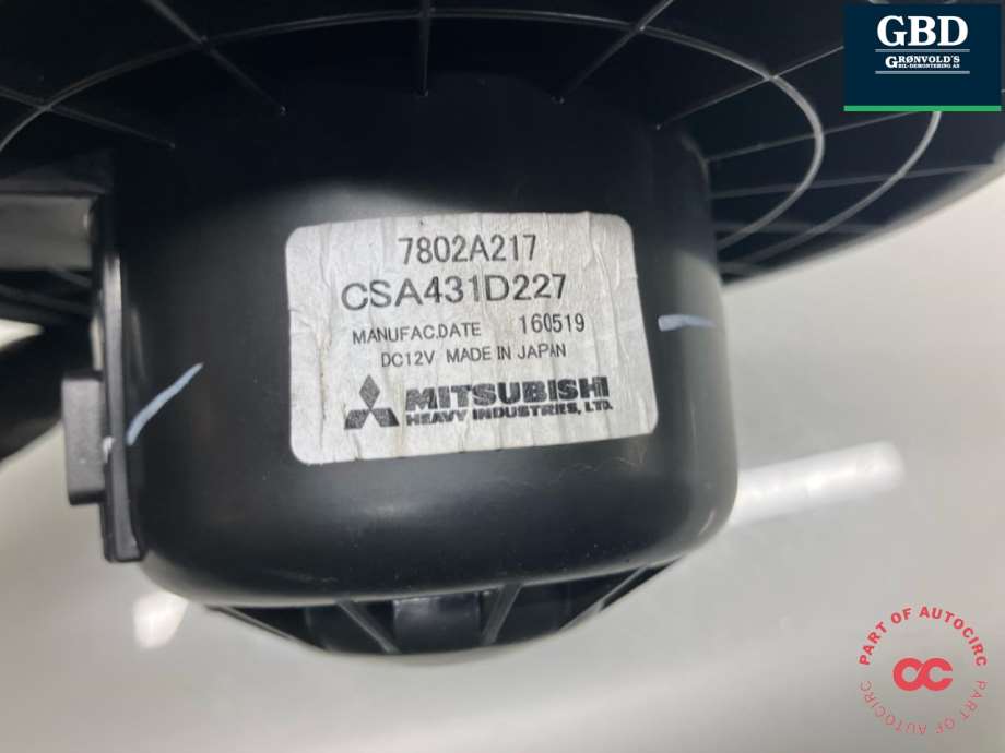 Mitsubishi Outlander, 2007-2010 (Type II, Fase 1) (7802A017|7802A217)