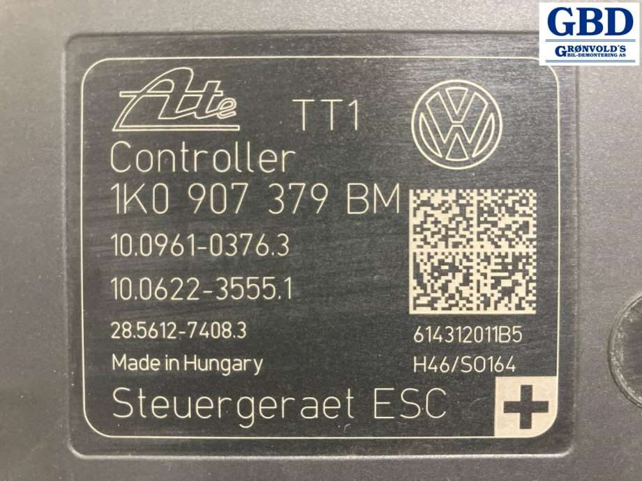 VW Touran, 2010-2015 (Type I, Fase 3) (1K0 614 517 ED |1K0 907 379 BM|10.0212-0984.4)