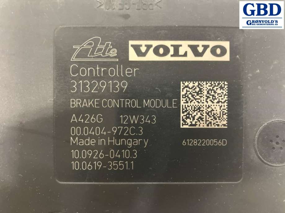 Volvo V70, 2007-2013 (Type III, Fase 1) (31329140|31329139|6128220056D)