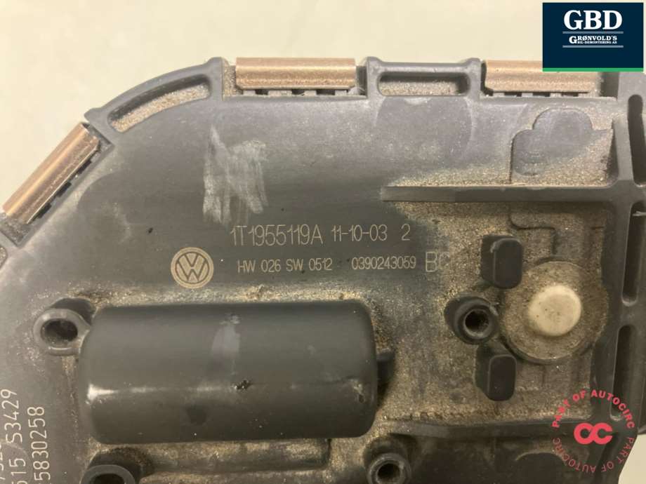 VW Touran, 2010-2015 (Type I, Fase 3) (2K1 955 023 J|1T1 955 023 A)