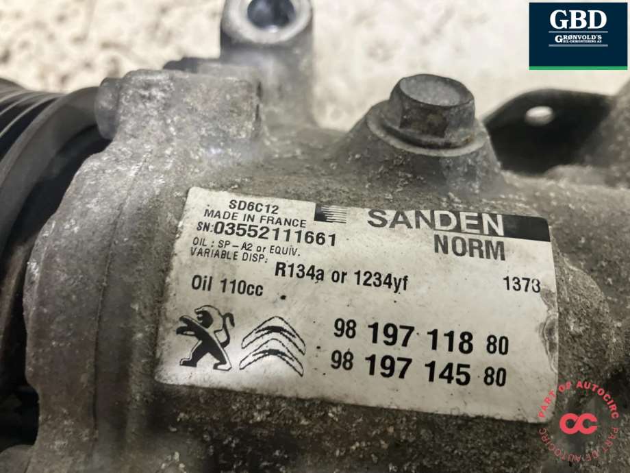 Peugeot 508, 2014-2018 (Type I, Fase 2) (96 780 389 80|98 242 845 80)