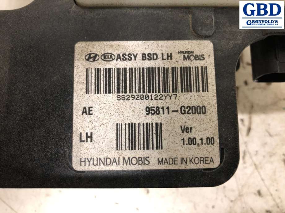 Hyundai Ioniq Electric, 2016-2019 (Fase 1) (95811G 2000|G295850000)