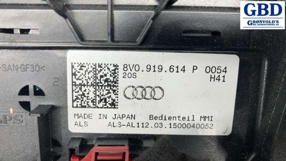 Audi A3, 2012-2016 (Type III, Fase 1) (8V0 919 614 P)