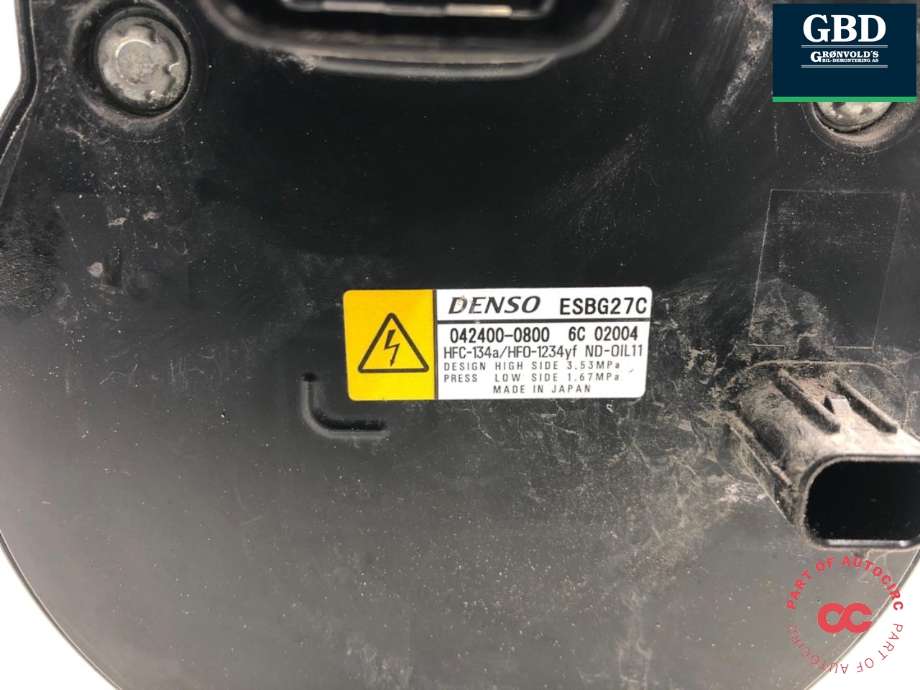 Aircondition kompressor til Toyota Prius 2016-2023 (Type IV) (combi) (combi) (8847047020|)