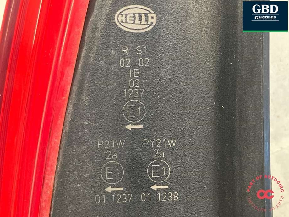 Baklykt venstre til BMW 7-Serie 2000-2008 (E65/E66/E67/E88) (E65/E66/E67/E88) (63 21 7 164 733|)