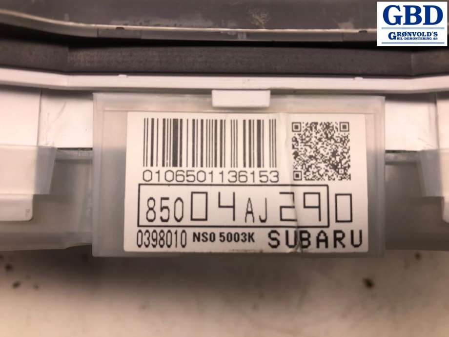 Subaru Outback, 2009-2014 (Type IV) (85022AJ450|85057AJ010|85004AJ290)