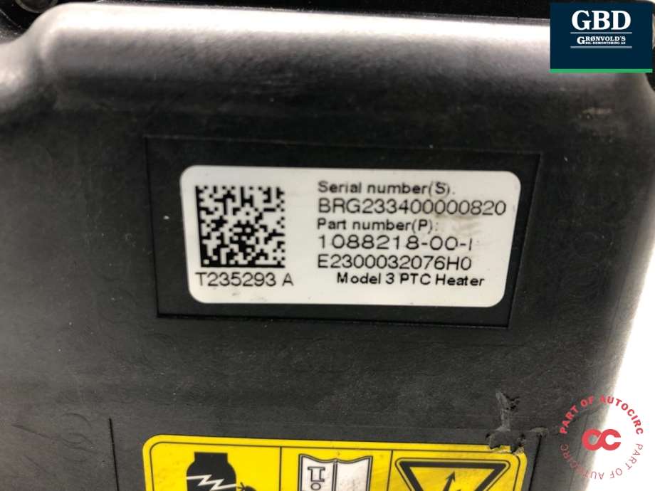 Tesla Model 3, 2018-2023 (Fase 1) (1088218-00-H|1088218-00-I)