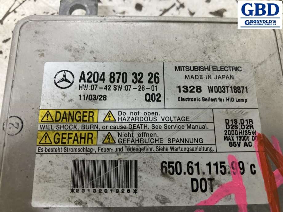 Mercedes GLK, 2008-2015 (X204) (A2048703236)