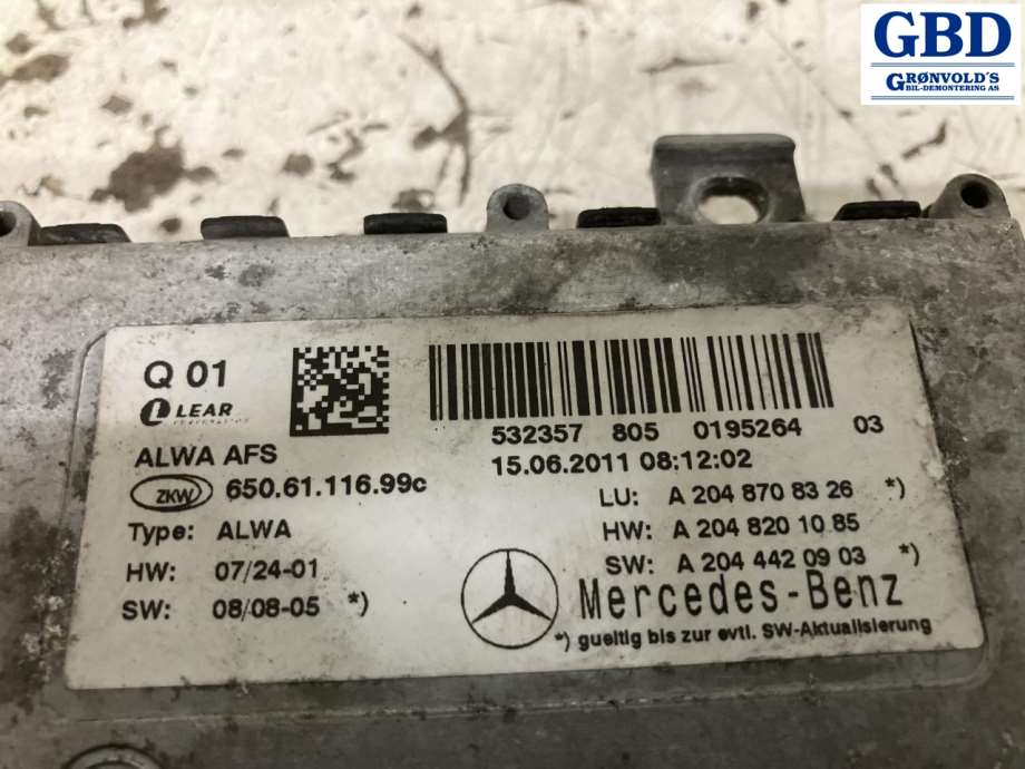 Mercedes GLK, 2008-2015 (X204) (A2048708326)