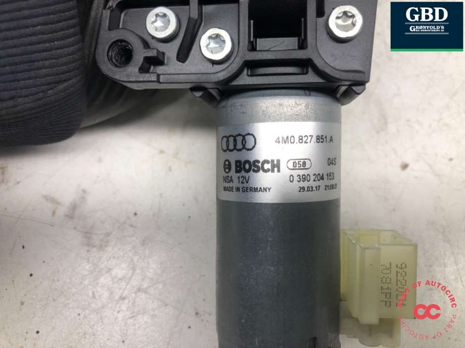 Baklukeåpner motor til Audi Q7 2015-->> (Type II) (4M0 827 851 D|4M0 827 851 C|0 390 204 153| 1 397 221 109)