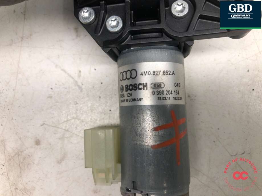 Baklukeåpner motor til Audi Q7 2015-->> (Type II)  (4M0 827 852 D|4M0 827 852 C|0 390 204 154)