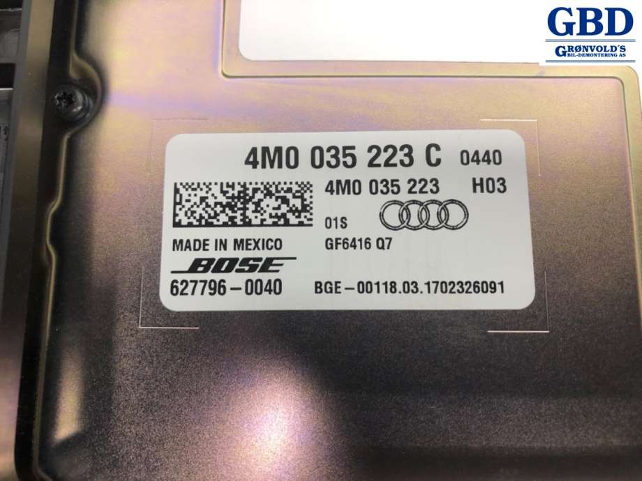 Audi Q7, 2015- (Type II) (4M0 035 223 C|627796-0040)