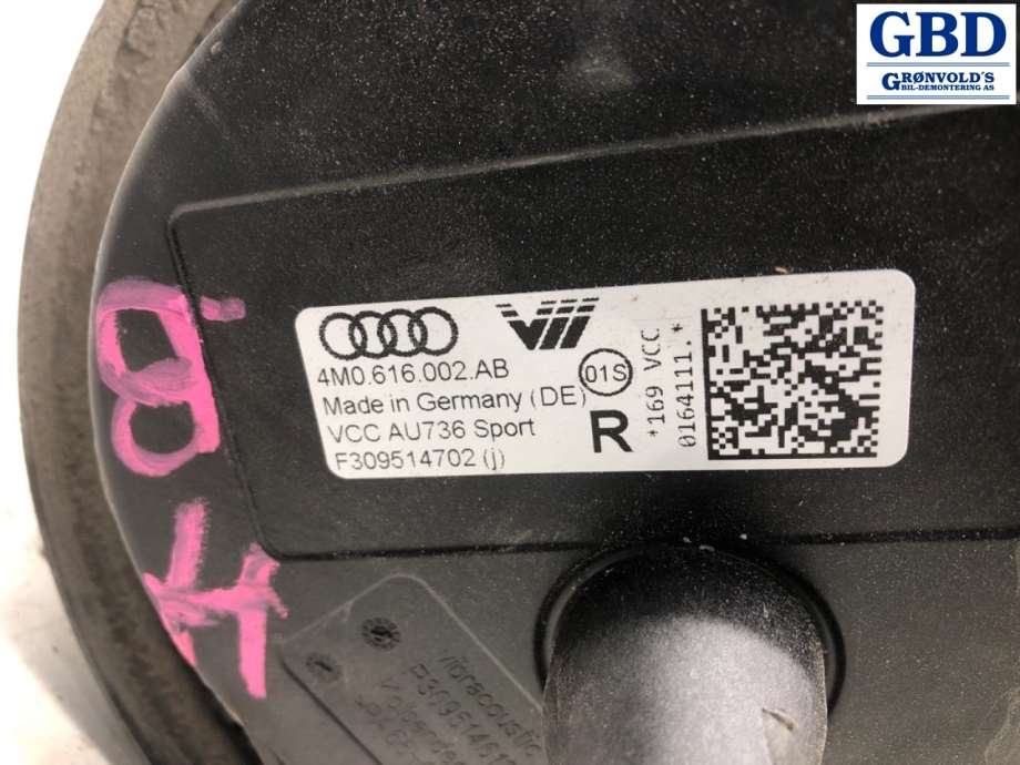 Audi Q7, 2015- (Type II) (4M0 616 002 AM|4M0 616 002 AB|F309514702)