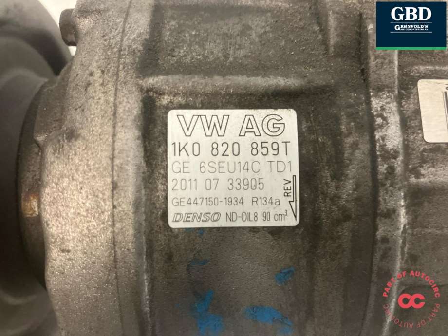 VW Golf VI, 2008-2012 (1K0 820 859 T|5N0 820 803 G)
