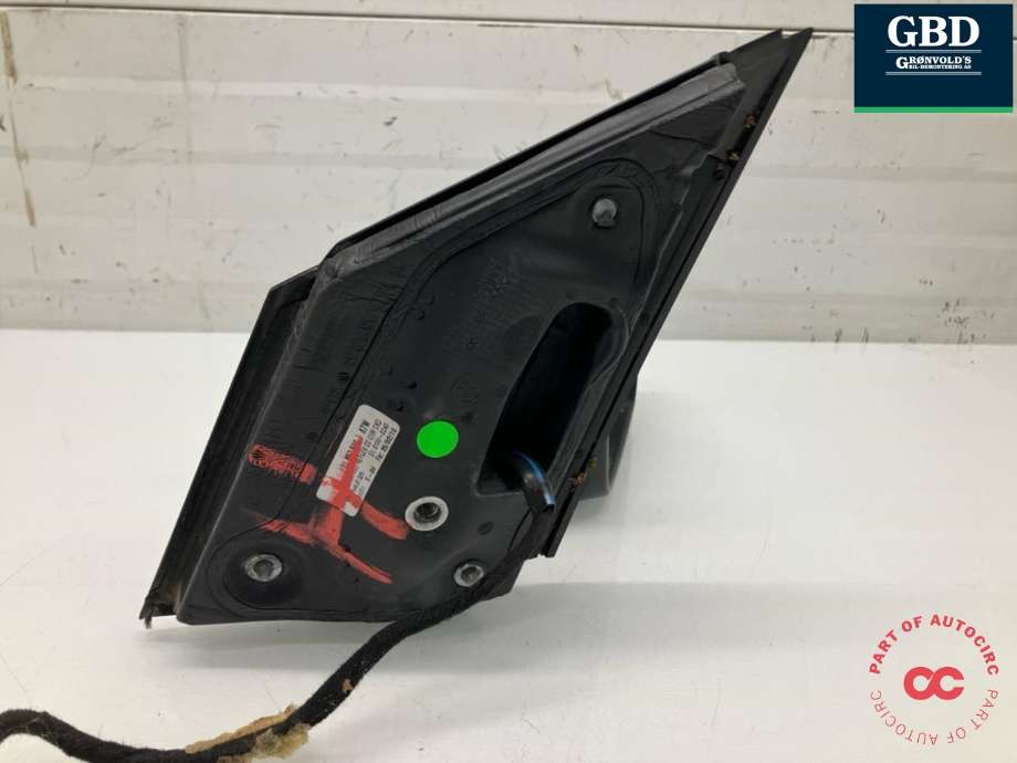 Speil høyre til VW Polo 2009-2014 (Type V, Fase 1) (6R1 857 508 D|)