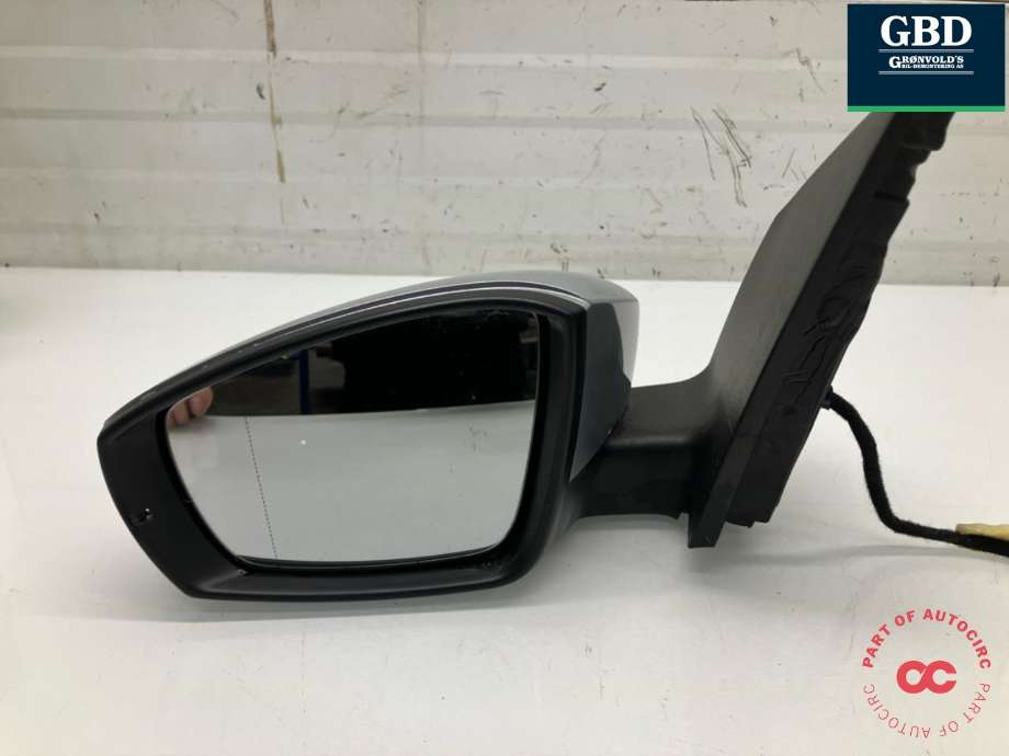 Speil venstre til VW Polo 2009-2014 (Type V, Fase 1)  (6R1 857 507 D|6R1 857 507 D  9B9|)
