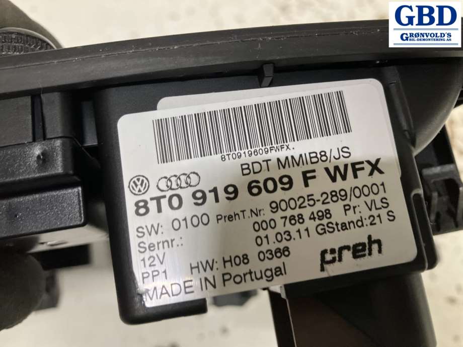 Audi A4, 2007-2014 (Type IV) (B8) (8T0919609F)