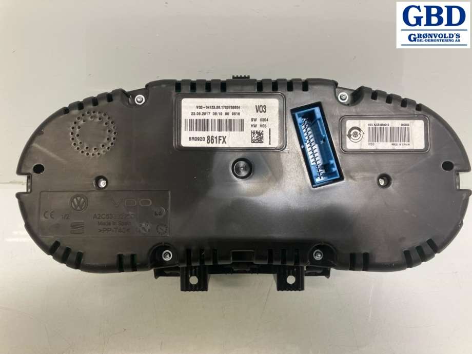 VW Polo, 2009-2014 (Type V, Fase 1) (6R0 920 861 F|6R0 920 861 FX)