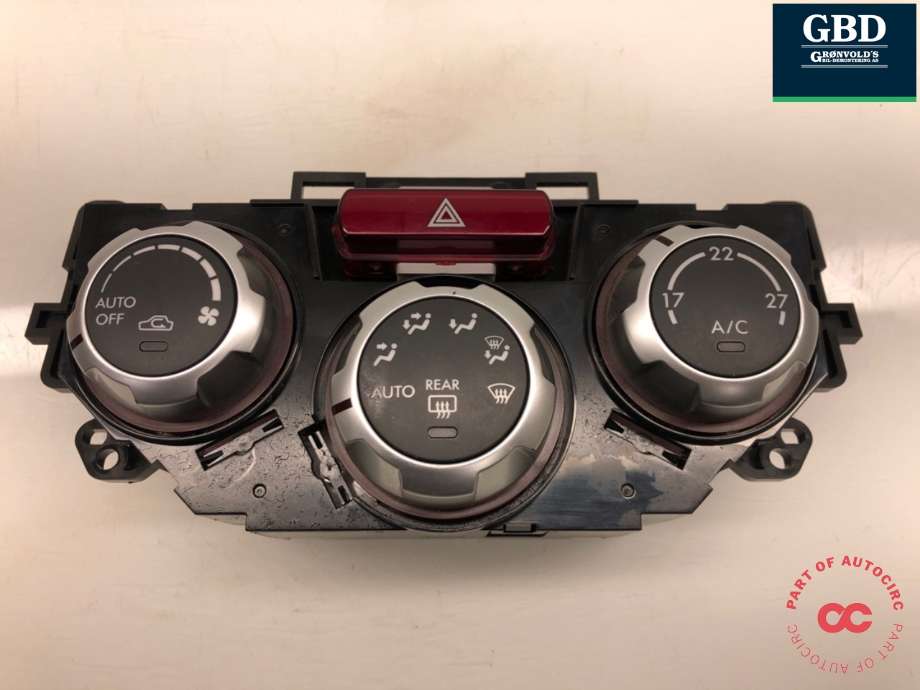 Varmeapparat betjening til Subaru Forester, 2008-2013 (Type III) (72311SC060)