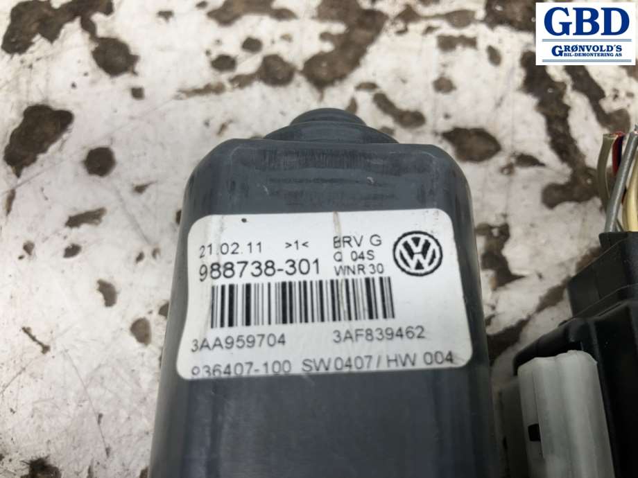 VW Passat, 2011-2015 (B7) (988738-301|962618-100)