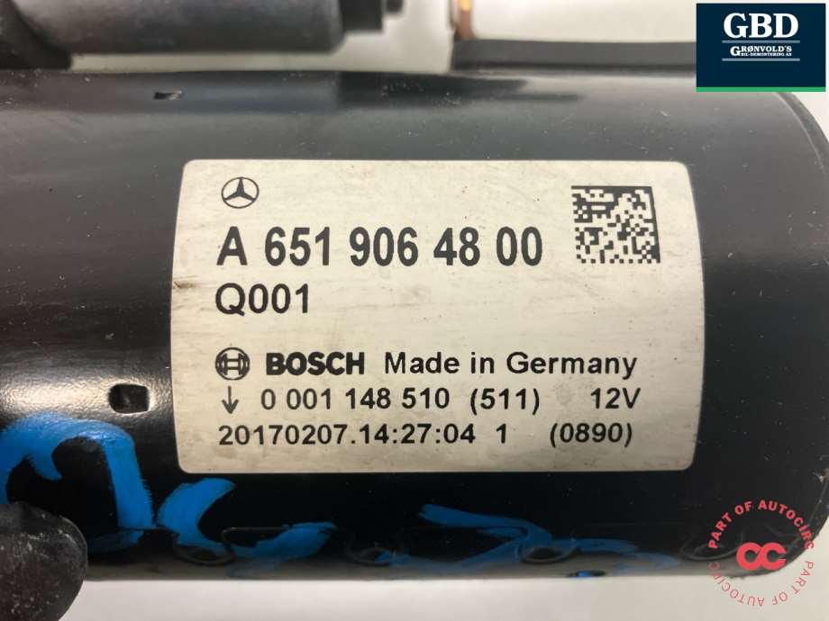 Mercedes GLC, 2015-2022 (X253) (A 651 906 48 00|0 001 148 510)