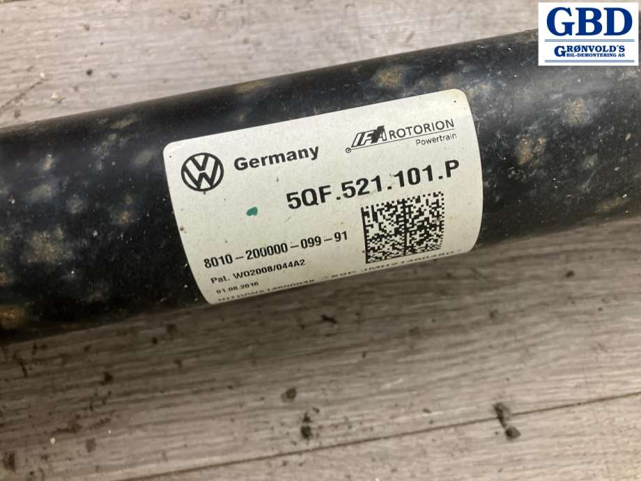 VW Tiguan, 2016-2020 (Type II, Fase 1) (5QF 521 101 P|8010-200000-099-91)