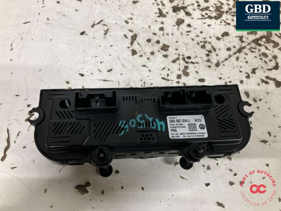 Varmeapparat betjening til VW Tiguan 2016-2020 (Type II, Fase 1) (5NA 054 939 D|5NA 907 044 L WZU|)