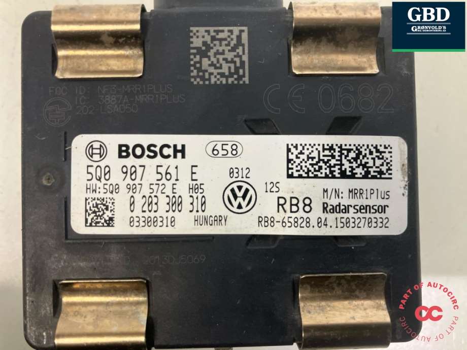 VW Golf VII, 2012-2017 (Fase 1) (5Q0 907 561 E|5Q0 907 572 E)
