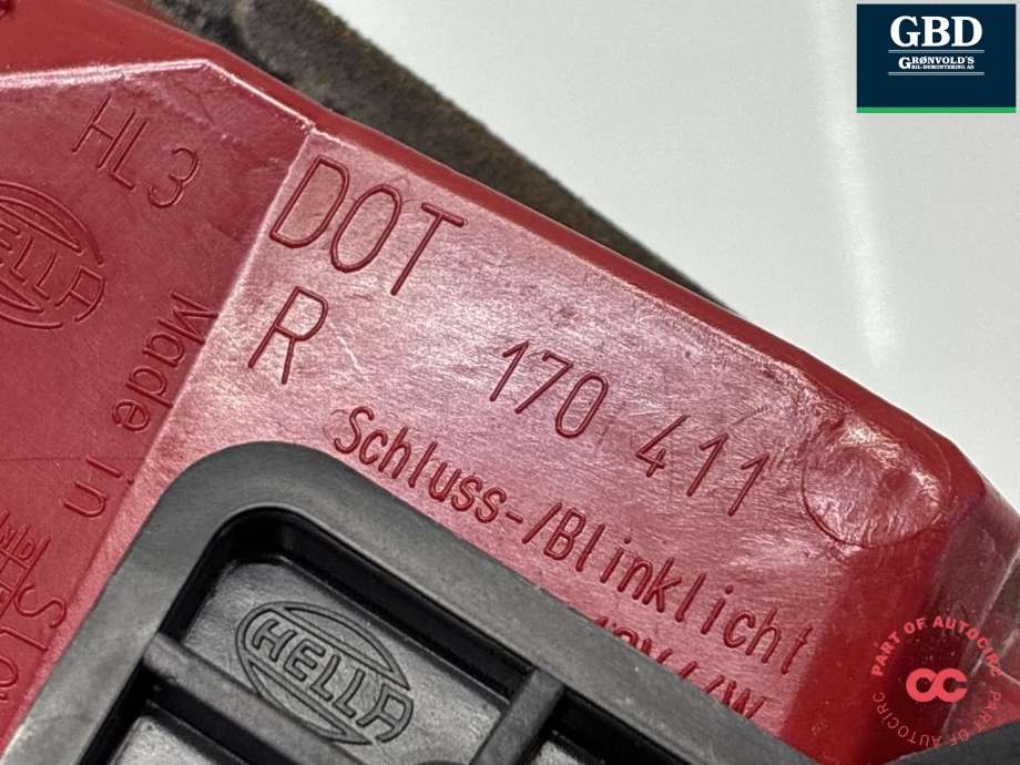 Baklykt høyre indre til Audi A4 2007-2014 (Type IV) (B8) (B8) (8K5 945 094 K|)