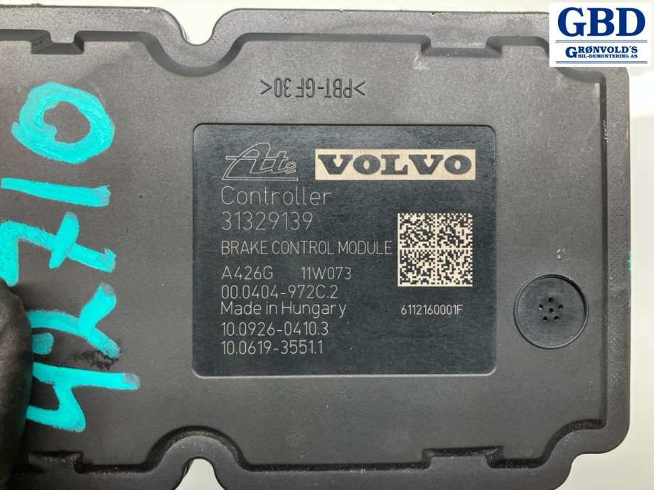 Volvo XC60, 2008-2013 (Type I, Fase 1) (31329140|31329139)