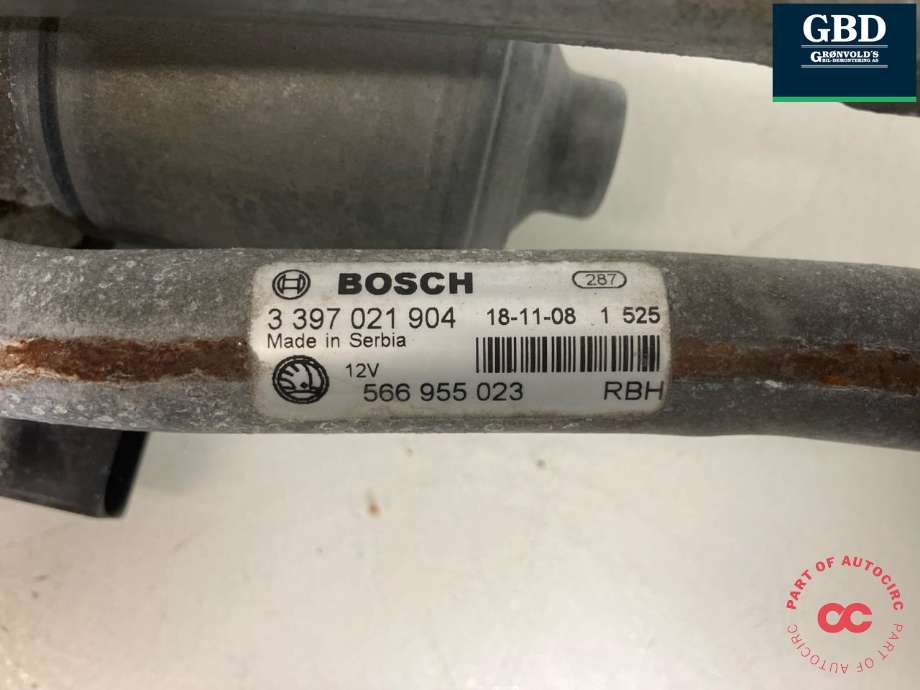 Viskermotor frontrute komplett m/overføring til Škoda Kodiaq 2017-->> (566 955 023 B|566 955 023| 3 397 021 904|1 397 220 710| 566955119)