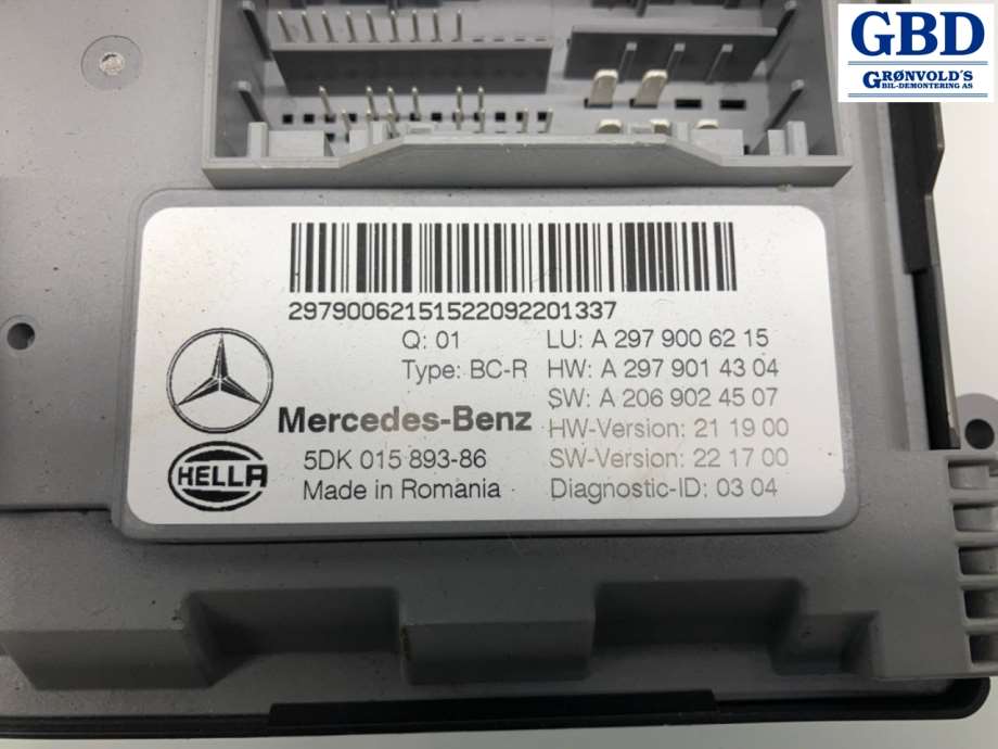 Mercedes EQS, 2021- (V297) (A 297 900 62 15)