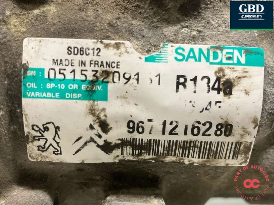 Peugeot 308, 2011-2013 (Type I, Fase 2) (98 228 268 80|6453 ZZ| 6487 08)