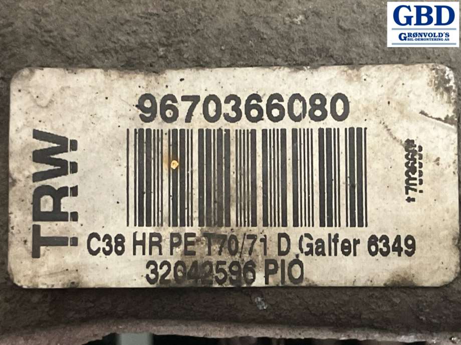 Peugeot 308, 2011-2013 (Type I, Fase 2) (4401 N7|703660|9670366080)