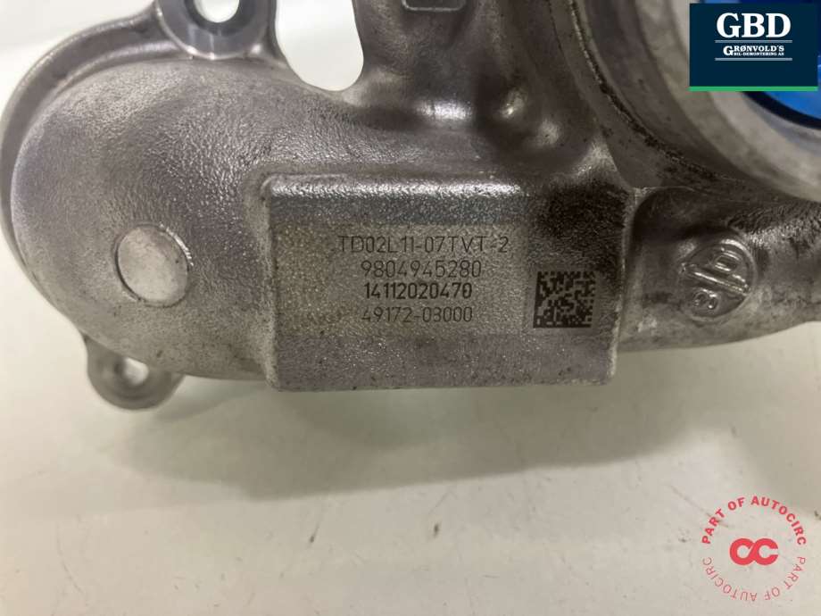 Peugeot 308, 2013-2021 (Type II) (98 420 965 80|98 049 452 80| TD02L11-07TVT-2)