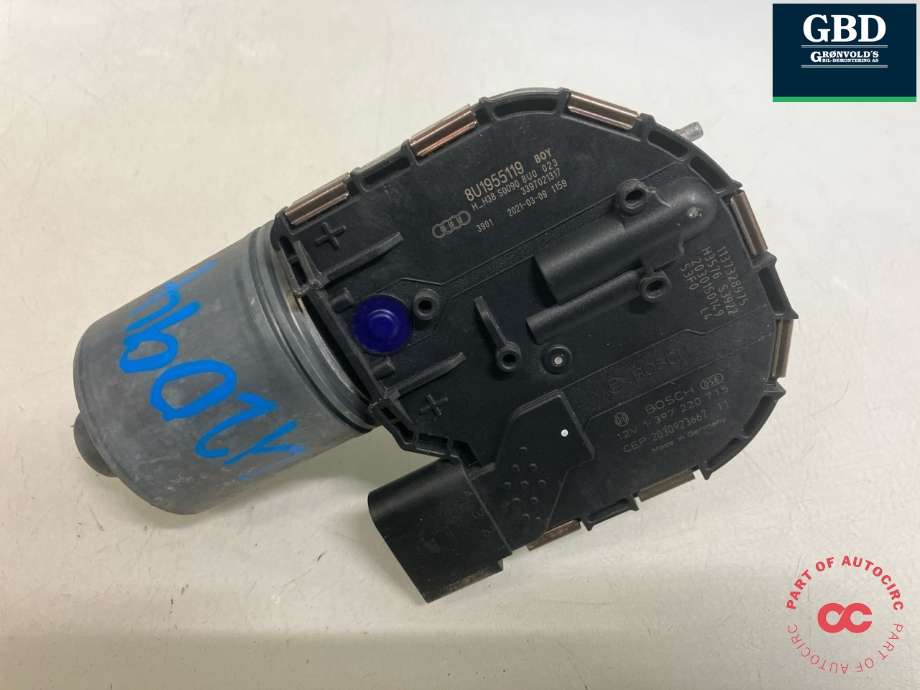 Viskermotor frontrute til Audi Q3 2011-2014 (Type I, Fase 1) (8U1 955 023|8U1 955 119|1 397 220 715)