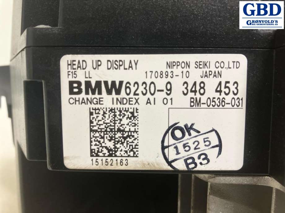 BMW X5, 2013-2018 (F15) (62 30 9 384 373|6230-9 348 453|170893-10)