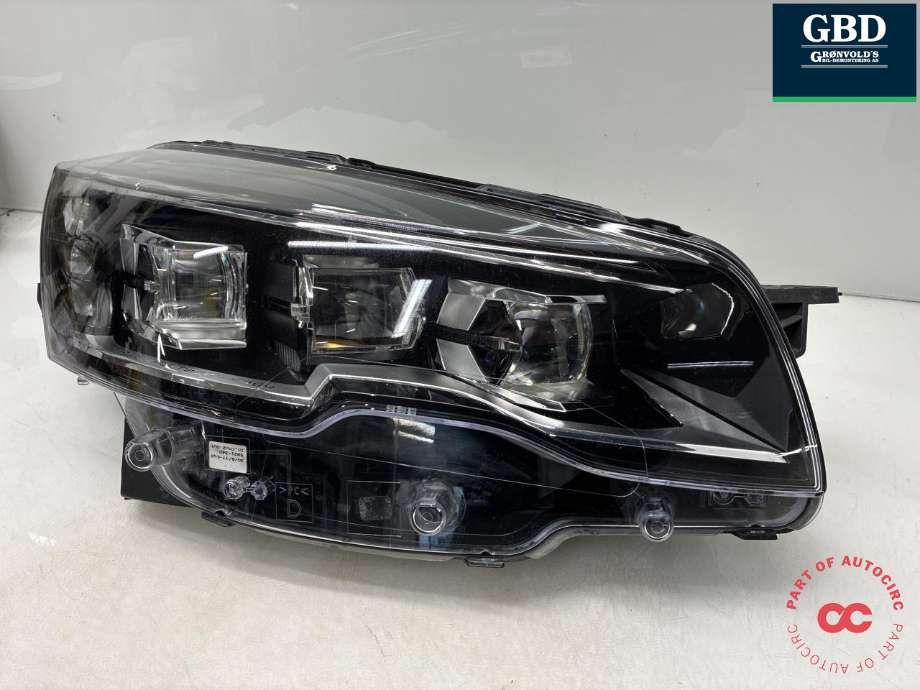 Frontlykt høyre full-LED til Peugeot 508 2014-2018 (Type I, Fase 2) (98 072 416 80|16 124 952 80|)