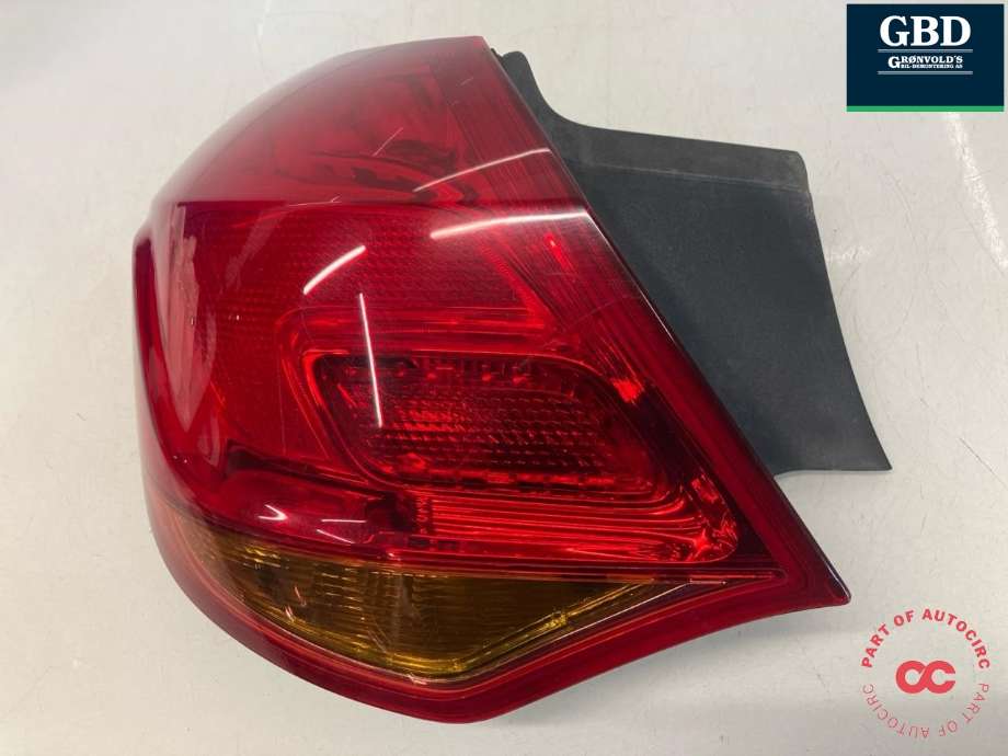 Baklykt venstre ytre til Opel Astra J 2010-2015 (13306453|)