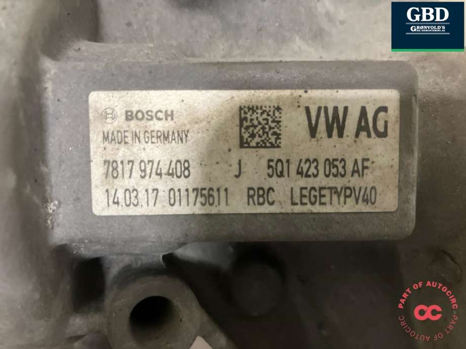 VW Golf VII, 2017-2020 (Fase 2) (5Q1 423 056 J|5Q1 423 056 JX)