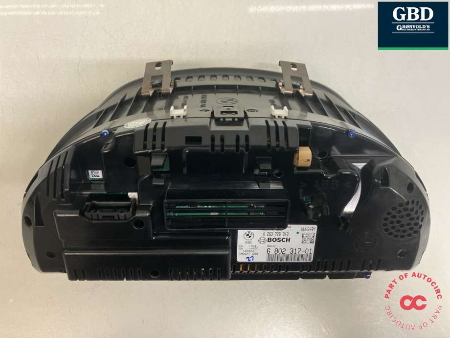 Instrumentpanel til BMW X5 2013-2018 (F15) (F15) (62 10 8 795 235|62 10 6 805 231|6212-6 802 317-01| 0 263 726 343)