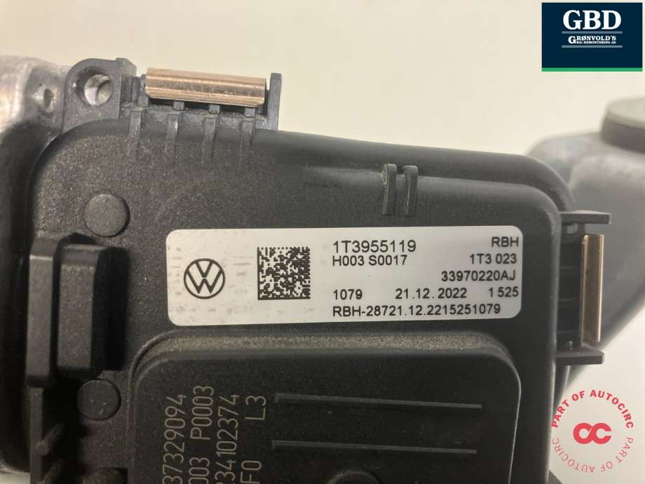 Viskermotor foran venstre til VW ID.BUZZ 2022-->> (1T3 955 023 A|1 397 225 074|1T3 955 119)